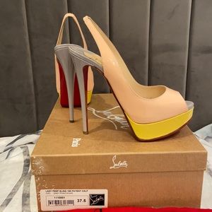 Christian Louboutin Lady Peep Sling 150 Platforms
